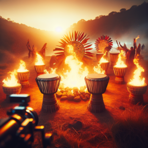 "Aztec Fire - Ацтекский огонь и огненные барабаны!"